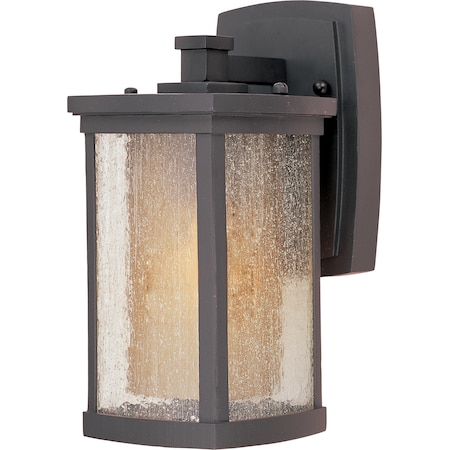 Bungalow LED E26 1-Light 5.25 Wide Bronze Outdoor Wall Sconce